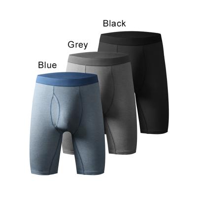 China Antibacterial Drop Shipping 2021hot Sales Longevity Denim Boxer Underwear Mens Cotton Breathable Boxer Briefs for sale