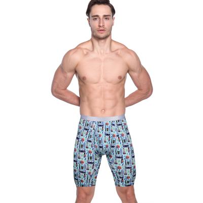 China Underwear Factory OEM Breathable Underwear Men Elastic Custom Design Boxer Shorts for sale