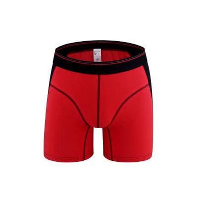 China Fashionable Big Front Pocket Men's Boxer Briefs Breathable Underwear With Spandex And Cotton Boxer Briefs for sale