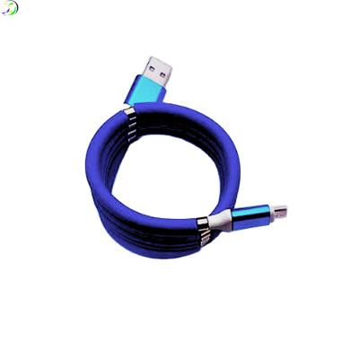 China Amazon Free Sample C Colorful Hot Selling Self-Winding Horseshoe Fast Charging Usb Cable for sale