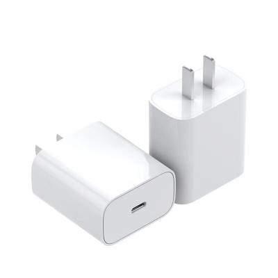 China 20W 2.0 Wall Charger PD Wall Charger Multi Fast Charging Type C Usb C Multi Fast Left Mobile Phone Mini Mini Charger for sale