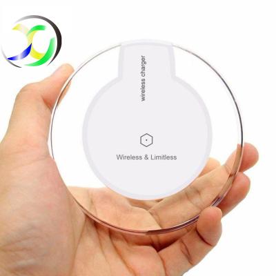 China Crystal And Portable Crystal Qi Android 5V1A LED Light Mount Phone K9 Wireless Charging Wireless Charger for sale