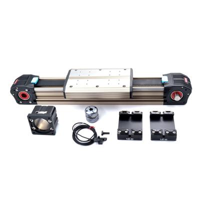 China Auto System Servo Motor Motorized Linear Slider 300mm Stroke 60KG Payload Belt Drive Linear Module For Lab Testing for sale