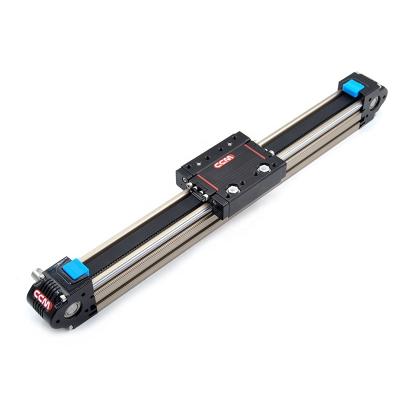 China Belt Driven Hotels CCM 2000mm Linear Guide With Stepper Motor 3KG Payload For Machine Transfer Low Price for sale