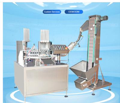 China Automatic Wadding Machine Food Cap Closing Cap Lining Machine Pad Machine for sale