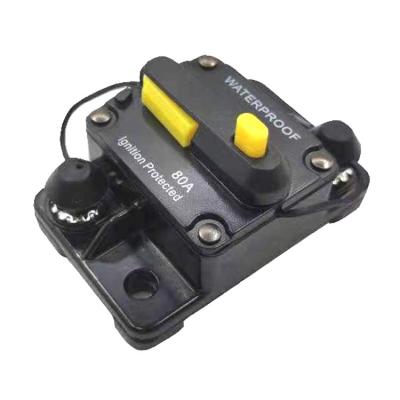 China Thermalplastic 50A 60A 80A 100A 125A 150A 200A Amp Manual Circuit Breaker Reset Switch for Car Marine Boat Truck Audio for sale