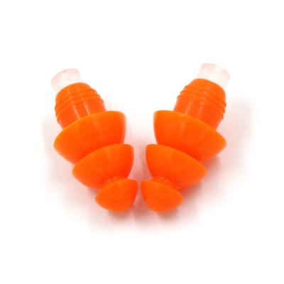 China Silicone Earplugs Christmas Silicone Earplugs Swimming Waterproof Sports Earplugs for sale