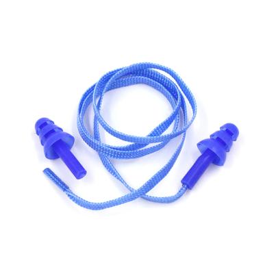 China Best Silicone Ear Sport Swimming Plugs With String for sale