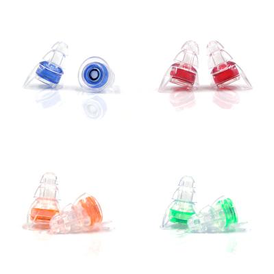 China High fidelity safety membrane filter ear plug\new design soft\comfortable\disposable hearing protection for music for sale