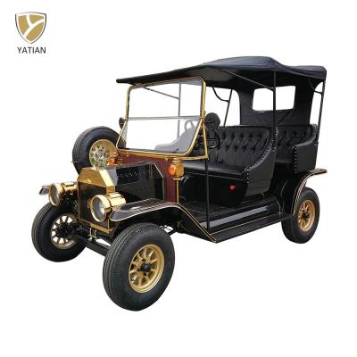 China 5 Seats Vintage Royal Electric Classic Car As Sightseeing Hotel Resort Sightseeing Car And Golf Cart GMDL05 for sale