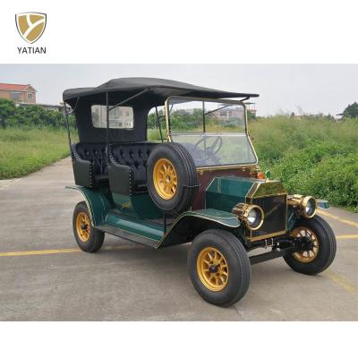 China 6 Seater Electric Classic Vintage Car Wedding Car Golf Cart Factory Supply 3150x 1520x1950mm for sale