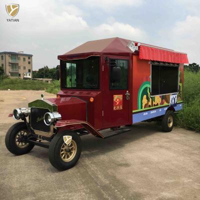 China OEM factory competitive price mobile electric ice cream coffee food truck fast food vehicle for sale