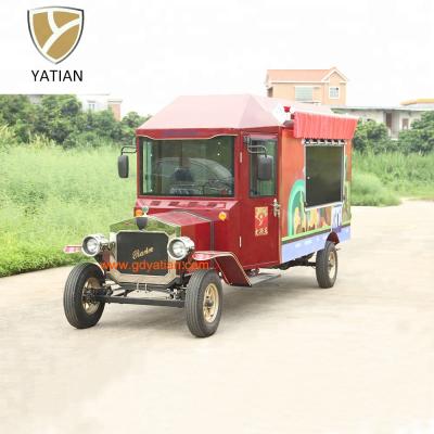 China China Best Design Stainless Steel Outdoor Food Trailer Mobile Kitchen Ice Cream Food Truck for sale