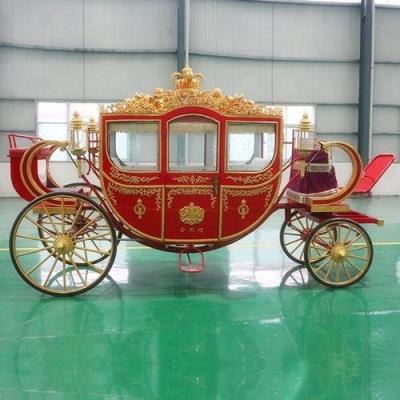 China Beautiful Design Prince Horse Carriage Supplier in Canton Royal Horse Carriage for sale