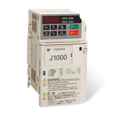 China 100% original small J1000 yaskawa J1000 single frequency converter CIMR-JB4A0001/0002/0004/0005/0007/0009/0011BBA 150mm for sale