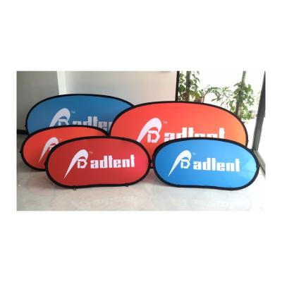 China Hanging Folding Flags And Banners Of A Frame Sign Pop Banner for sale