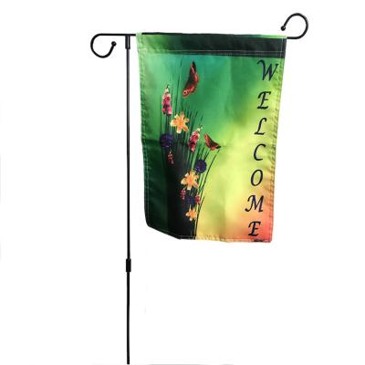 China Factory Wholesale Customized FLYING Color Sublimation Garden Flags Custom Garden Flag for sale