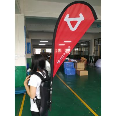 China Customized Wholesale High Quality FLYING Backpack Flag Advertising Banner for sale