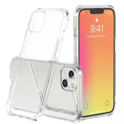 China Clear Tpu Shockproof PC Wireless Charging Phone Case For iPhone 12 13 pro 14 Phone Shockproof Magnetic Case for sale