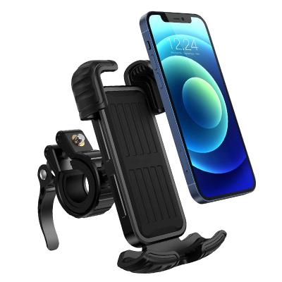 China Universal Adjustable High Quality Motorcycle Phone Bracket Amazon The Same Metal Electric Bike Mount Bicycle Bike Mobile Phone Holder for sale