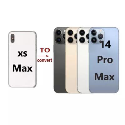 China Stainless Steel Original IPhone Back Housings For iPhone X 12 13 14 Convert To Max IPhone Xs Pro Replacement To 12 13 14 Pro Max Back Housing for sale