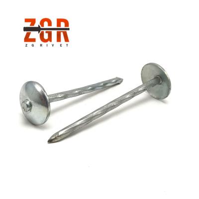 China Cap Umbrella Nail Common Nails Galvanized Umbrella Head Roofing Nail From China Manufacturer for sale