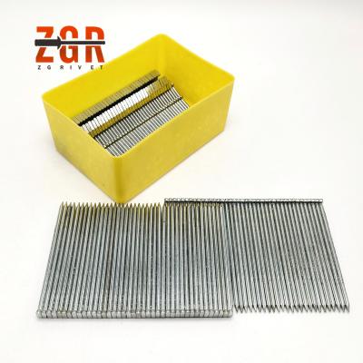 China ZGR Tianjin Wire Flat Joint Brad Gun Nails Decorative Pins T50 Staples Strip Nail For Decoration Building for sale