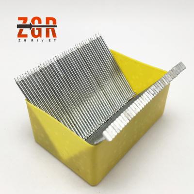 China ZGR Tianjin T Brad Nails Furniture Sofa Nail T64 T Shape Flat Iron Galvanized Strip Joint Nails for sale