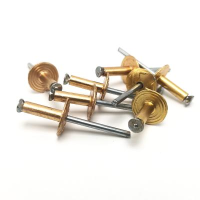 China Open End Hot Fastener Forked Flange Big Head Aluminum Boat Metal Snap Rivet Punch for sale