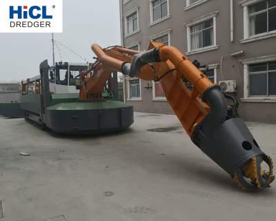 China Building material shops HICL shipyard suction dredger watermaster/single operator/floating/amphibious spider excavator/universal sale/dredger for sale