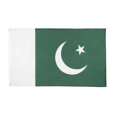 China FLY Customized New 100% Polyester Pakistan Flag And Banner 3x5FT for sale