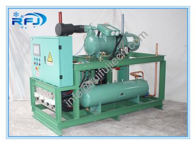 中国 Single Screw Type Compressor Refrigeration Condensing Units / Refrigerator Cooling Unit 販売のため