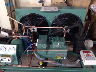 China Middle Low Temperature V Type Condenser Housing Type  Compressor Condensing Unit for sale