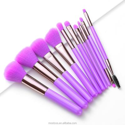 China Angular Blush High Quality Wholesale Custom Logo Custom Private Label Makeup Sample Professional Brush Set With Case for sale