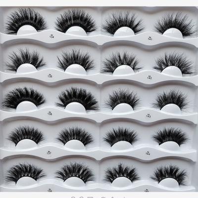 China Cruelty Thick Real Mink Strip Eyelash from Mink Eyelashes Vendor Makeup Cosmetic for sale