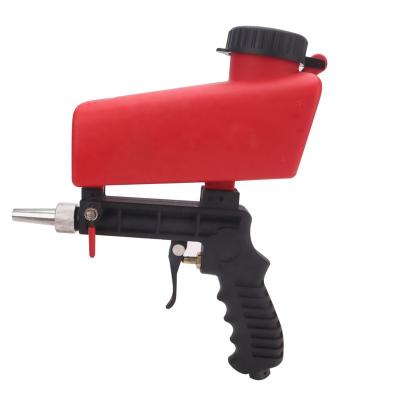 China Aluminum Alloy Portable Gravity Anti-Rust Sandblasting Gun Portable Kit Gravity Anti-Rust Sandblasting Gun Pneumatic Air Sandblaster Handheld Rustproof Gun for sale