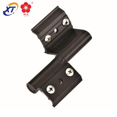 China Easy Installation Cabinet Door Hinge Bed Shower Aluminum Hidden Glass Door Hinge for sale