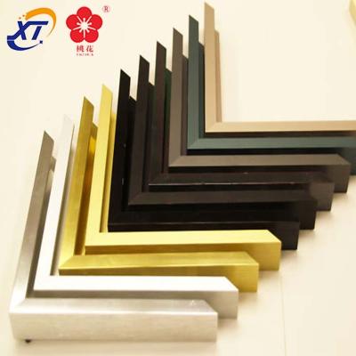 China Aluminum extruded aluminum profiles extrusion OEM custom with various color extruded aluminum picture frame and picture frame photo frame profile manufacturer price aluminum profile for sale