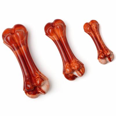 China Viable Non-Toxic Aggressive Dog Toy Bone, Food Grade TPU Chewers Indestructible Durable Dog Chew Toy Dog Bone for sale