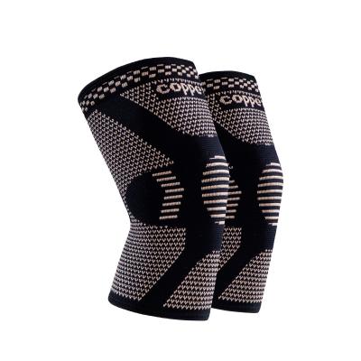 China Adult Copper Ion Fiber Knee Protector For Adult Running Shock Absorbing Sports Gear for sale