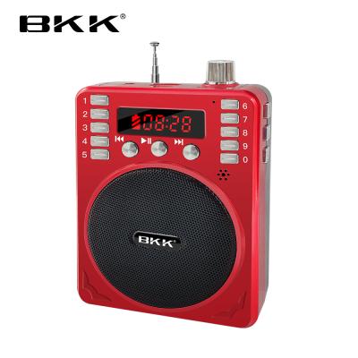 China Portable Outdoor Activities Digital Display Screen Recording FM Voice Speaker Audio Amplifier For School (K276) for sale