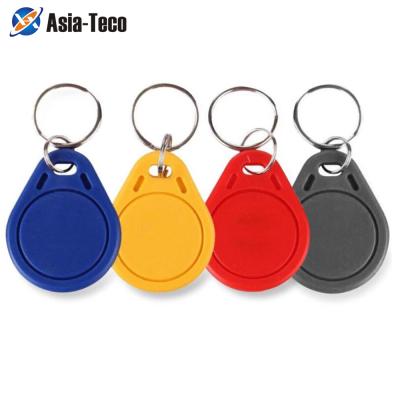 China ABS 10 key access card uid RFID sensor access key chain detection UID contactless IC reproducible card for sale