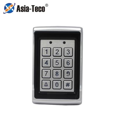 China Metal Cashier 125KHZ RFID Card Keypad Access Controller With Backlight Door Control Code Access Device 1000 Independent Users for sale