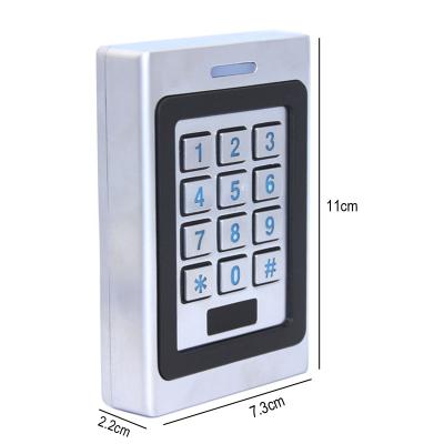 China Waterproof / Waterproof IP67 Access Control System Kit 5A Power Supply Magnetic Lock Exit Button RFID Key Chain Waterproof 180kg Battery (Optional) for sale