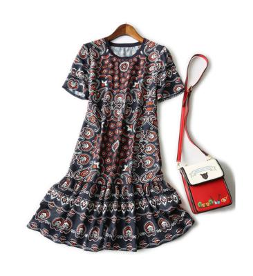 China Breathable Hot Selling Best Quality Dress Summer Ladies Dresses Women Lady Elegant for sale