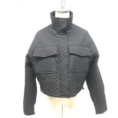 China QUICK DRY ladies machine jacket retail quilted body half winter jacket girls fashion jacket in wholesale price for sale