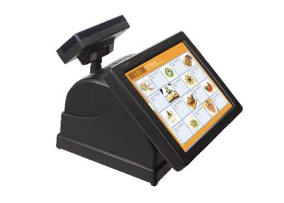 China 15inch Interactive POS Terminals with Customer Display for Cafe Bar for sale