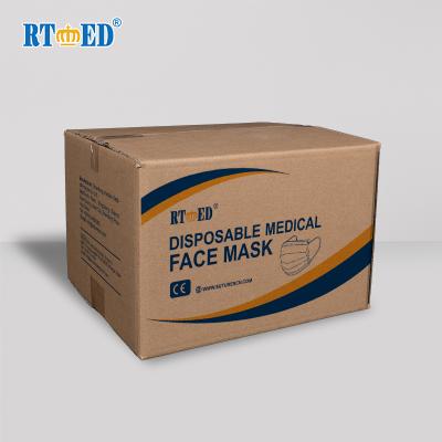 China Adult Black Three-Layer Disposable Medical Face Masks for sale