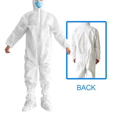 China PP+PE Isolation Gown Disposable Nonwoven Coverall for sale