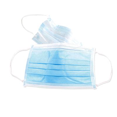 China High Breathability Non Woven Fabric Plus Meltblown Fabric 3ply Disposable Medical Face Mask for sale